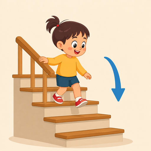 bajar — to get (someone/ something) down (from a high place)